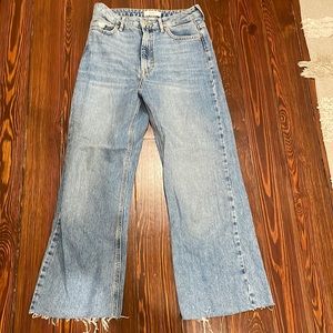 Forever 21 Flare Ankle Length Denim